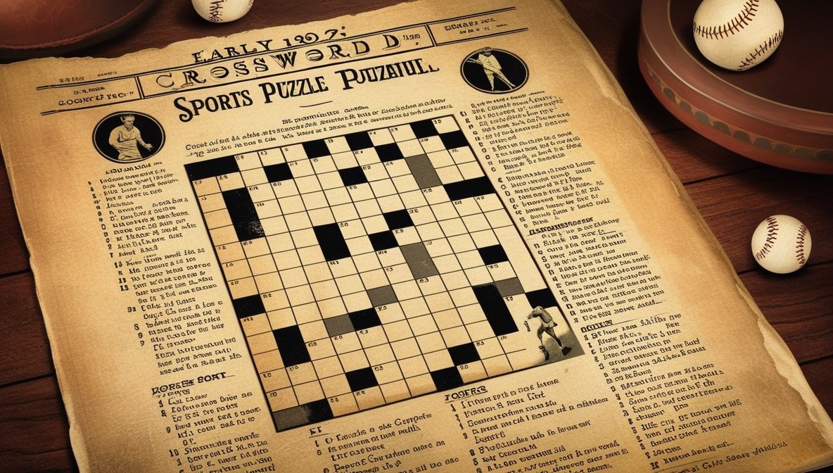 Early Sports Games Crossword A Dive in the History Development