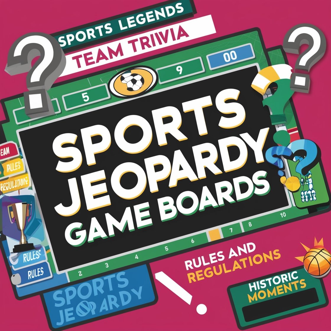 Sports Jeopardy Game Board A Comprehensive Guide